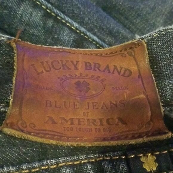 LUCKY BRAND DISTRESSED MENS 361 Vintage Straight SZ 36×32 - Picture 7 of 9